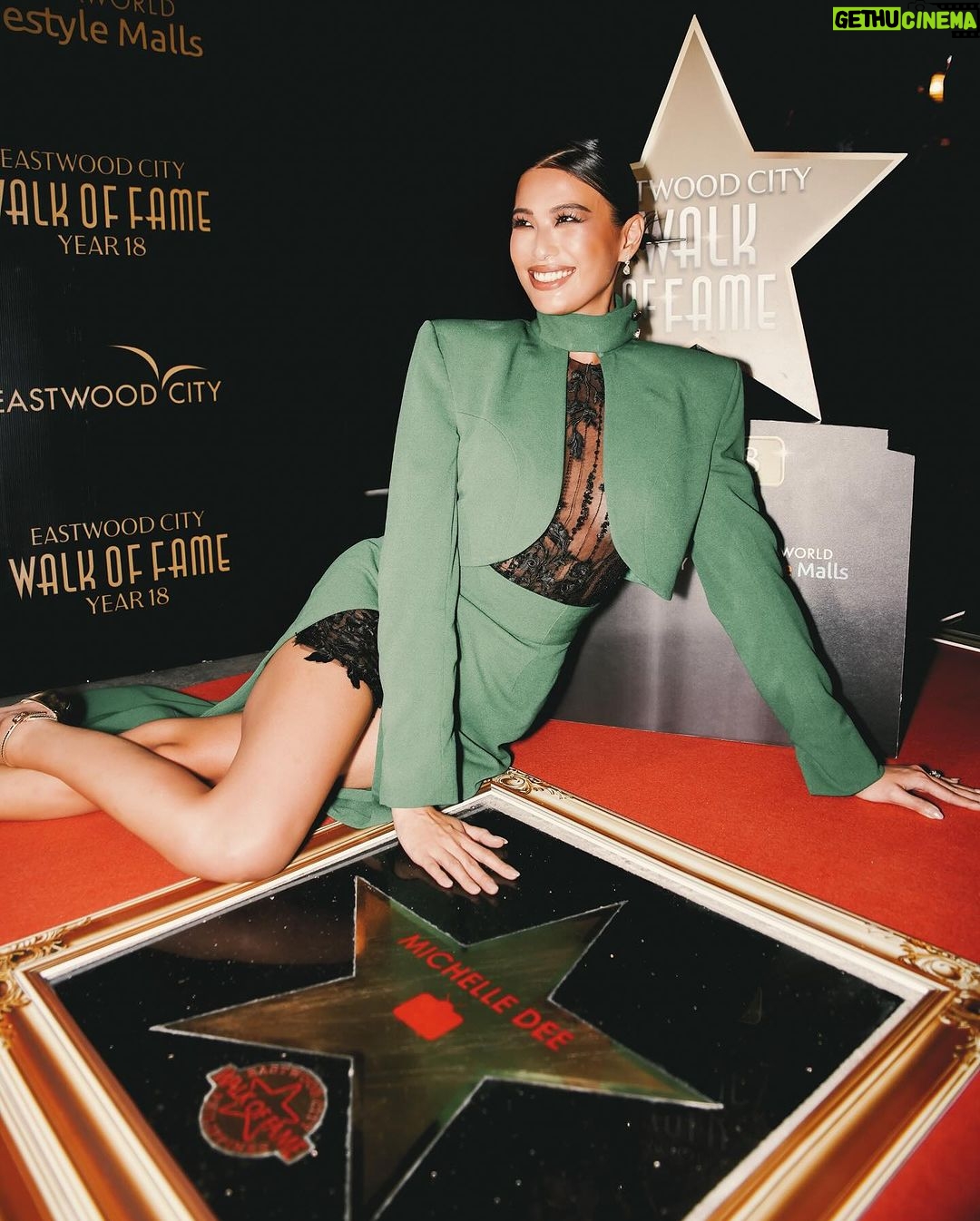 Michelle Dee Instagram - Dare to dream and dare to make those dreams come true. ⭐️ WE DID THIS! Thank you #Filipinas 🇵🇭✨ Thank you for inspiring me everyday. I can only hope to do the same for all of you. To the Eastwood Walk of Fame, German Moreno Foundation, my family, managements, friends, mentors and to everyone that helped me get to where I am today, MARAMING MARAMING SALAMAT. Where would I be without all of you so this one is definitely for US. 🪽 #mmdverse #teamMMD Wearing @markbumgarner & @ctj_carlthejeweller Face @davequiambao_ Hair @nellyseboy 📸 @karlotorio 🎥 @motions_by_isaac @personifi.io #MMDWalkOfFame #DEEPATAPOS Eastwood Walk Of Fame