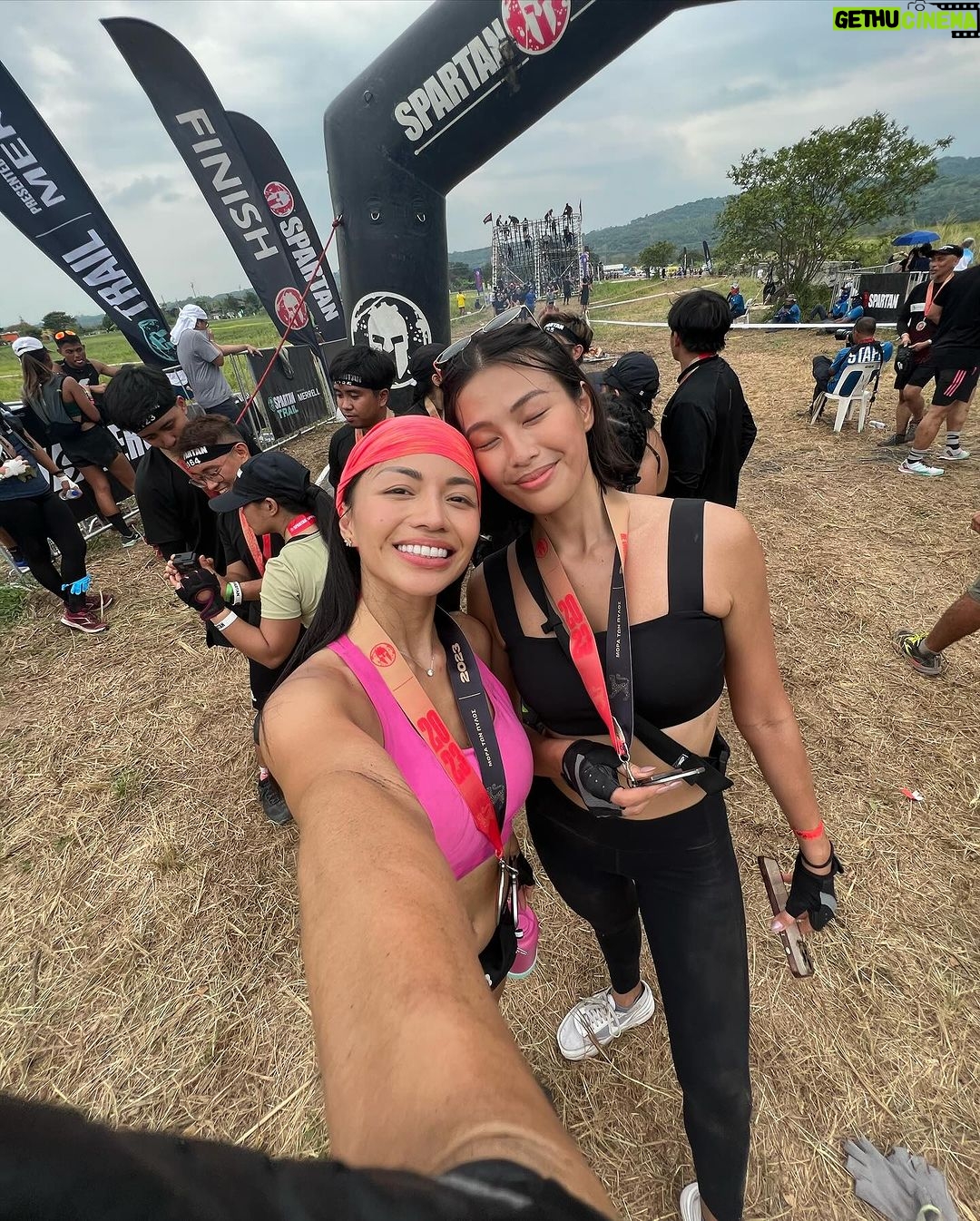 Michelle Dee Instagram - Cheers to another trip around the sun. May your year be as bright as you are!! 🌞🥂 featuring.. 1. Puerto Galera 2. El Salvador 3. MU Send off ✨ 4. (I don’t remember haha but I think we were hungry) 5. Spartan!! (Kapagod) 6. Noodles for long life! Happy Birthday @samanthapanlilio_ 🥳