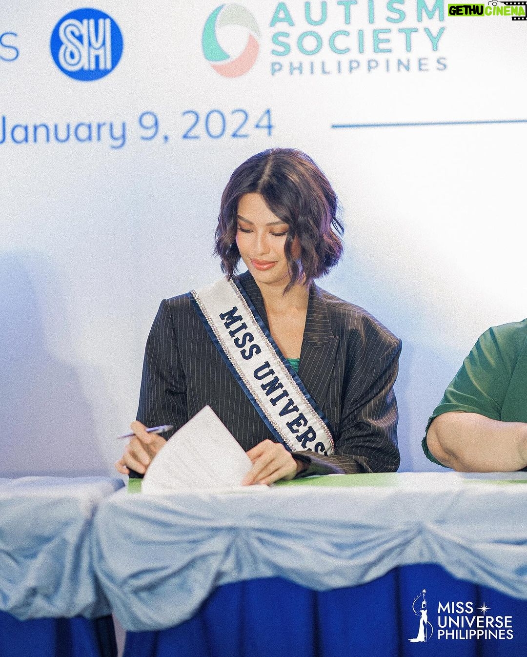 Michelle Dee Instagram - Miss Universe 2023 Top 10 Michelle Marquez Dee continues to inspire and uplift through her lifelong advocacy. In a major win for workplace inclusivity in the Philippines, Michelle led the Signing of the Memorandum of Understanding between SM Markets and the Autism Society of the Philippines, in which SM Supermarket, SM Hypermarket and SM Savemore commit to hiring people on the autism spectrum. 💚 We are so proud of how Michelle's actions are driven by a genuine concern for those who have limited opportunities and by her passion to drive positive change. #AForceForGood 👑 #autiSMatwork #SMmarkets #autismworks #MissUniversePhilippines #MichelleMarquezDee #mmd