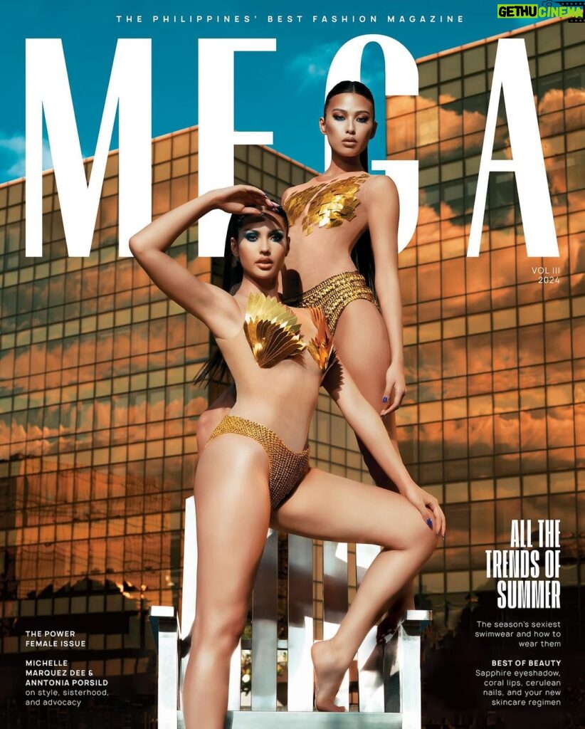 Michelle Dee Instagram - Power is not just a title; it’s the force that drives change and embodies resilience. The MEGA Woman exemplifies true power, boldly pursuing who they want to be. In the latest issue, MEGA celebrates two remarkable women, Miss Universe Philippines 2023 Michelle Dee, and Miss Universe Thailand 2023 Anntonia Porsild. Through their advocacies, they uplift not only themselves but women worldwide. With bold strides and a sense of identity, they became examples of what it means to discover one’s potential and parade it with confidence. And that is power. MEGA’s March 2024 Power Female Issue is available online via the sarisari.shopping website, as well as in-store at major National Bookstore and Fully Booked branches. It is also available at the SariSari pop-up store in Estancia Mall, Eastwood Mall, and Festival Mall. E-magazines are also available for download today via Readly, Press Reader, and Magzter. #MakeitBIG #MakeitMEGA Michelle and Anntonia wearing @glademirechavarre. Written by @bamxbva, photography by @dookieducay, creative direction by @patricksty, styling by @ryujishiomitsu, art direction by @brien.ventura, beauty direction by @agoo_b, production by @jonespalteng, sittings editor @peeweeisidro, makeup by @davequiambao_ (Michelle) and @gerypenaso (Anntonia), hair by @aguilarjeck (Michelle) and @nellyseboy (Anntonia), nails by @extraordinail, fashion assistants @bithia.offline, @kurtabonal, and @shera.png, photography assistants @mark.catunga and @byrndgzmn_, hair assistant @rommelhermoso, MEGA Magazine, March 2024. Shot on Location at @nobuhotelmanila, @cityofdreamsmanila. Special thanks to @rominagervacio of @cityofdreamsmanila, Capt. Stanley Ng and Alvin Miranda of @flypal, Jose Guilas and Joy Andrade of @hiltonmanila, @themissuniverseph, and @tpn.global.