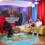 Michelle Dee Instagram - Miss Universe 2023 Top 10 Finalist Michelle Marquez Dee comes home to Fast Talk with Boy Abunda! After her first interview won her raves from viewers, Michelle is back. This time she brings with her a treasure trove of awards, accolades, and anecdotes from her winning performance at the 72nd Miss Universe Competition! Watch it on GMA platforms! 💚 Styled by @ryujishiomitsu @teamryujishiomitsu @kurtabonal @shera.png Wearing @_renzreyes Face @milagulfan Hair @nellyseboy #72ndMissUniverse #Top10 #MissUniversePhilippines #VoiceForChangeGold #FanVoteWinner #SpiritofCarnivalWinner #BestNationalCostume #MichelleMarqueHzDee #mmd #deepatapos