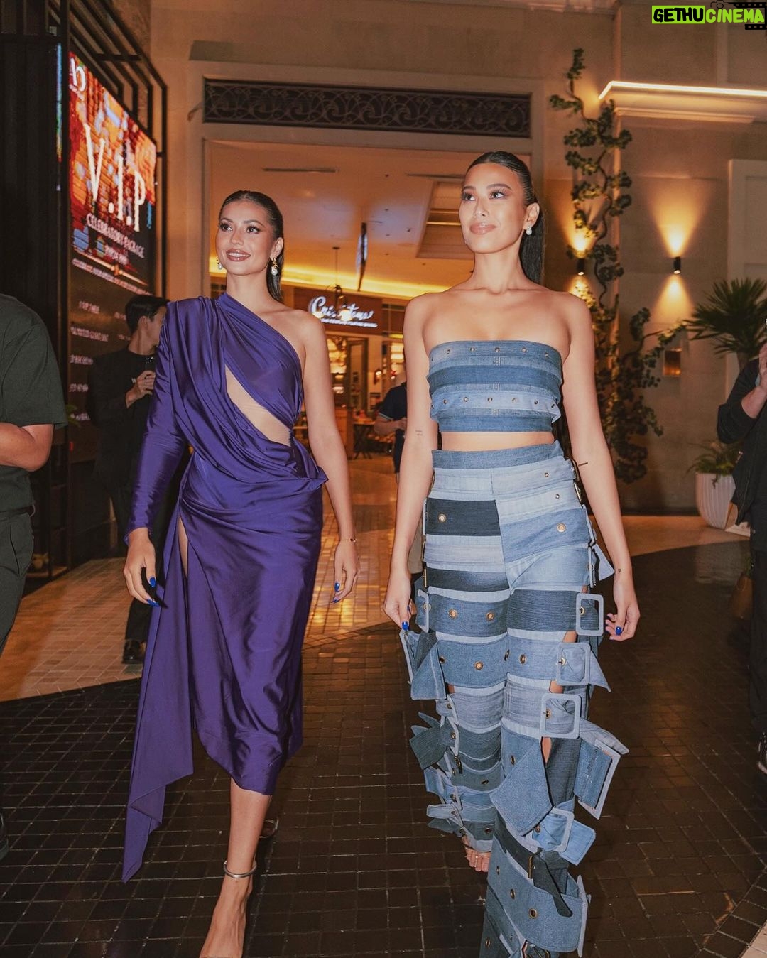 Michelle Dee Instagram - Until next time! 🌙 All of this wouldn’t have been possible without @newportworldresorts @kaomanila’s hospitality and of course to @megamagazine @themissuniverseph @empiretv.ph for mounting the #PorDeeReunion! All love ❣️ @jonasempire.ph @voltairetayag 🇵🇭🇹🇭