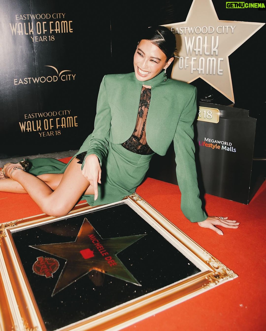 Michelle Dee Instagram - Dare to dream and dare to make those dreams come true. ⭐️ WE DID THIS! Thank you #Filipinas 🇵🇭✨ Thank you for inspiring me everyday. I can only hope to do the same for all of you. To the Eastwood Walk of Fame, German Moreno Foundation, my family, managements, friends, mentors and to everyone that helped me get to where I am today, MARAMING MARAMING SALAMAT. Where would I be without all of you so this one is definitely for US. 🪽 #mmdverse #teamMMD Wearing @markbumgarner & @ctj_carlthejeweller Face @davequiambao_ Hair @nellyseboy 📸 @karlotorio 🎥 @motions_by_isaac @personifi.io #MMDWalkOfFame #DEEPATAPOS Eastwood Walk Of Fame