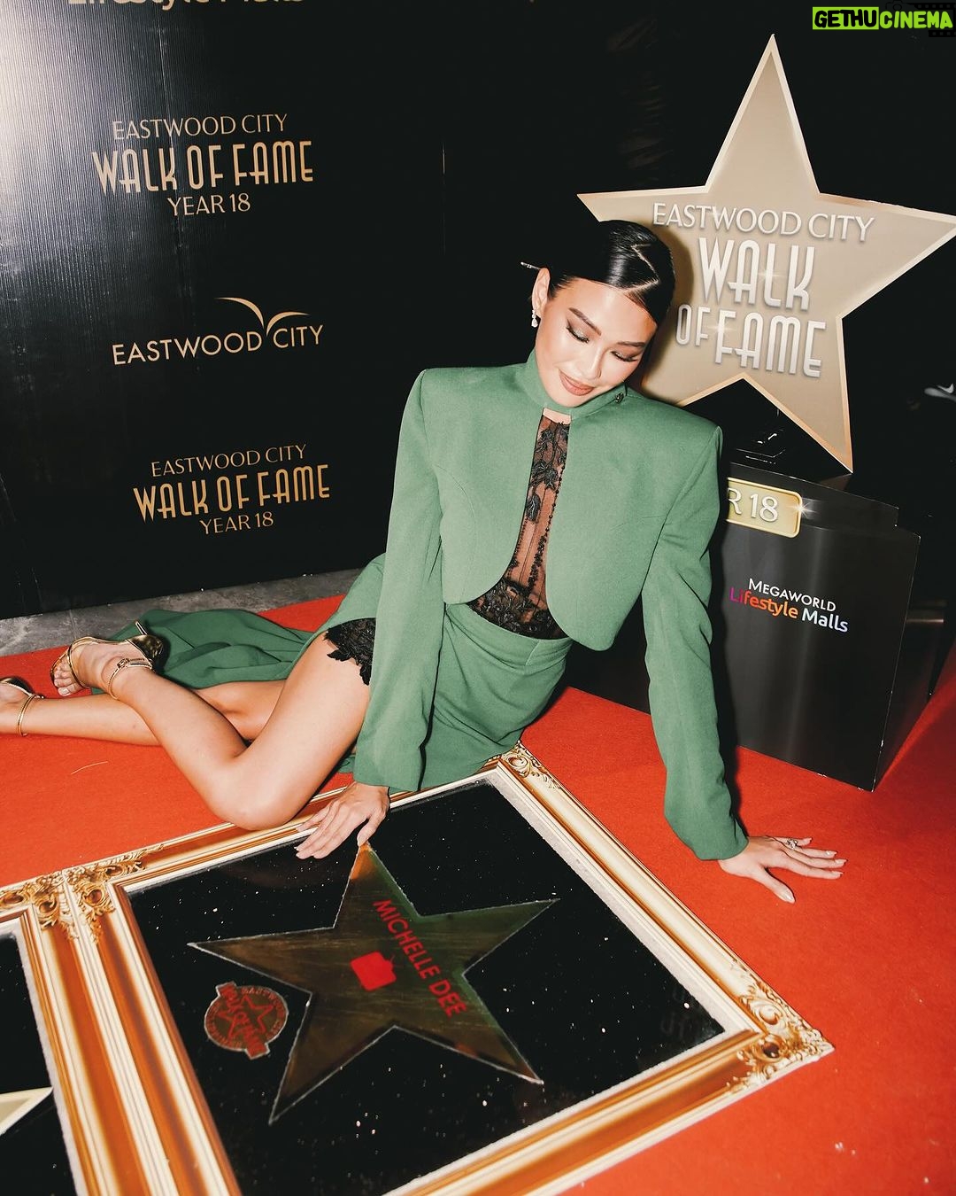 Michelle Dee Instagram - Dare to dream and dare to make those dreams come true. ⭐️ WE DID THIS! Thank you #Filipinas 🇵🇭✨ Thank you for inspiring me everyday. I can only hope to do the same for all of you. To the Eastwood Walk of Fame, German Moreno Foundation, my family, managements, friends, mentors and to everyone that helped me get to where I am today, MARAMING MARAMING SALAMAT. Where would I be without all of you so this one is definitely for US. 🪽 #mmdverse #teamMMD Wearing @markbumgarner & @ctj_carlthejeweller Face @davequiambao_ Hair @nellyseboy 📸 @karlotorio 🎥 @motions_by_isaac @personifi.io #MMDWalkOfFame #DEEPATAPOS Eastwood Walk Of Fame