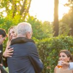 Michelle Hunziker Instagram - Cara Francesca e caro Santo, vi voglio ringraziare per aver nutrito il mio cuore romantico con il vostro amore puro, luminoso, con i vostri baci, i vostri sguardi complici, il vostro vissuto… tutti possono amare ed essere amati e voi ieri ce l’avete ricordato. Quanta emozione…Eravate raggianti e noi vi vogliamo tanto tanto tanto bene!!!! Evviva gli sposiiiiiiii! @francescadestefanoversace @ambraofficial @therealauroragram @kingcerz Ps: volevo informare e tranquillizzare tutti gli esperti di moda che mi leggono che da galateo, dopo le 16.00 per un matrimonio in tight, l’abito nero è assolutamente idoneo 😉