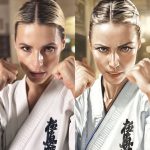 Michelle Hunziker Instagram - Abbiamo voluto provare per un attimo l’ebrezza d’essere catapultati in un videogioco 🤩 🤜🏻🤛🏻💥 Adoro vivere la mia vita in equilibrio sopra la follia! Non è MAI tardi per mettersi in gioco e quando il gioco si fa duro… lo spirito è quello di affrontare le battaglie con la serenità nel cuore di chi sa, qualora ci fosse bisogno, difendersi e difendere chi ama! Osu! 🎬 @luca_duke @irondojo_ #kyokushinkai #karate #martialarts #ai #artificialintelligence