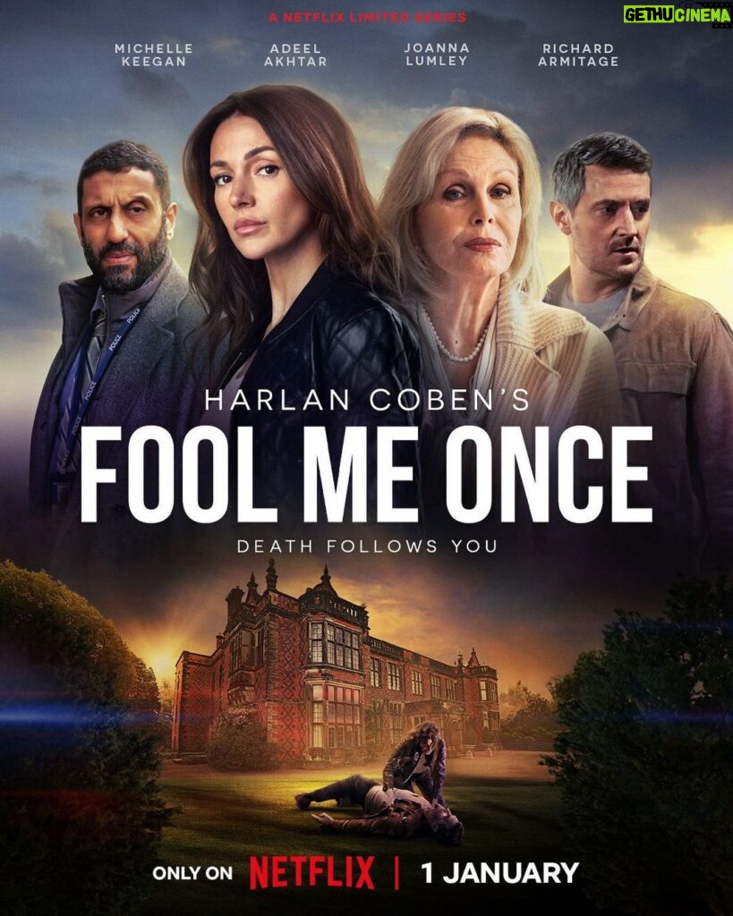 Michelle Keegan Instagram - Mystery King @harlancoben is back on 1 January with crime thriller Fool Me Once starring our faves @michkeegan @adeelakhtar #JoannaLumley @richardcarmitage