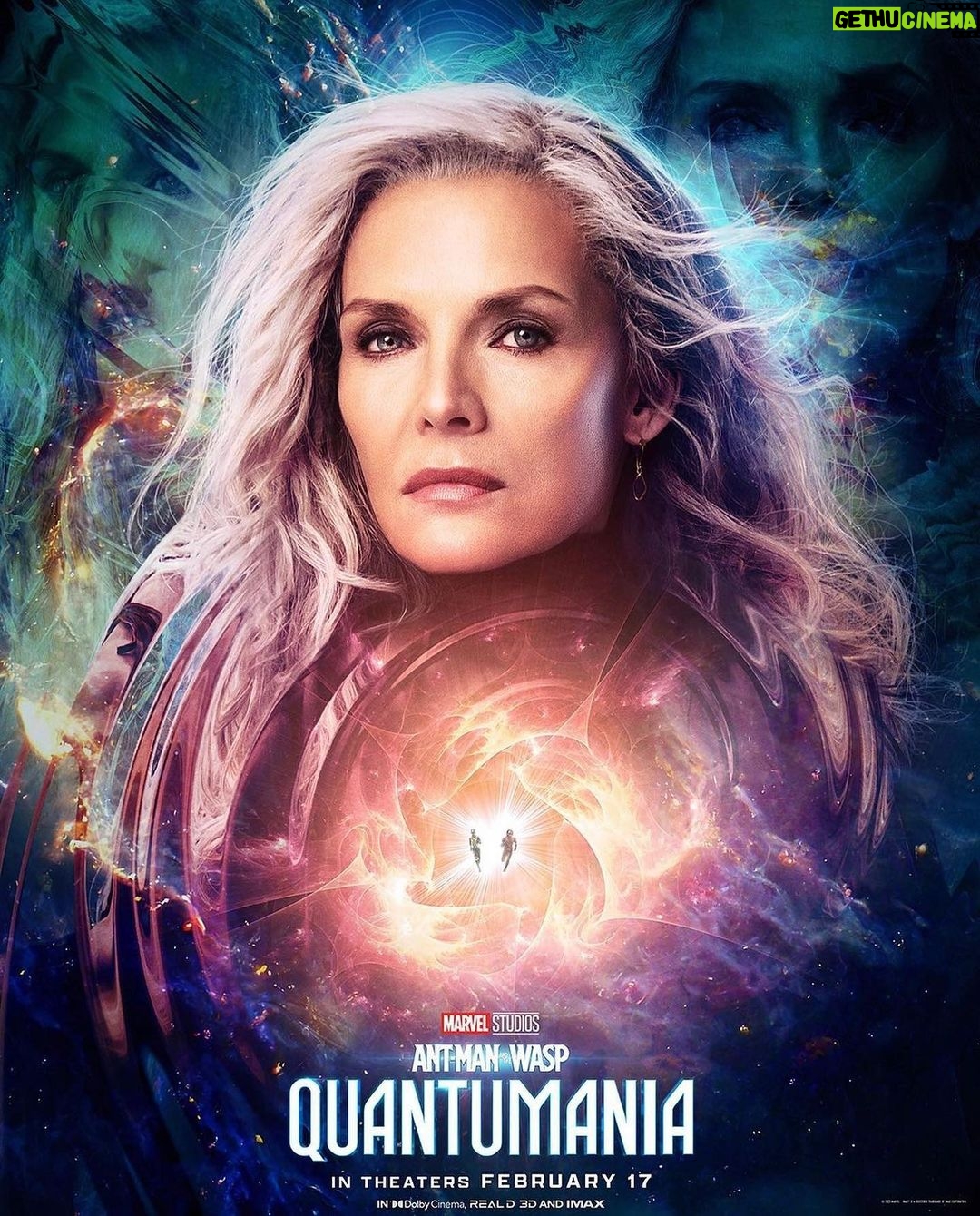 Michelle Pfeiffer Instagram - Check it out! @marvelstudios’ Ant-Man and the Wasp: Quantumania. Just one month, everybody! You can pick up tickets at the link in my bio. Photo Credit: Jason Bell @jasonbellphoto @antmanofficial