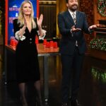 Michelle Pfeiffer Instagram – Chatting about @henryrose and laughing along with @jimmyfallon is a hell of a way to spend a Wednesday evening! Thanks for having me, @fallontonight ❤️ Check out the episode tonight.

Hair by: Me
Makeup by: Me
Styled by: Me
Dress: @ysl Shoes: @sarahflint_nyc 

Photos: Todd Owyoung/NBC @toddowyoung 
#FallonTonight