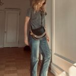 Michelle Pfeiffer Instagram - Leave it up to @stellamccartney to create an exquisite mushroom leather bag! Thank you Stella! I Love it. 🍄❤️