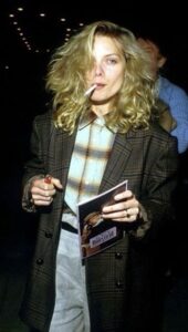 Michelle Pfeiffer Instagram - Maybe not quite teenage. Maybe not quite a dirtbag. But looking back at these photos for this one was fun! Thanks for the inspo, @aliciasilverstone x