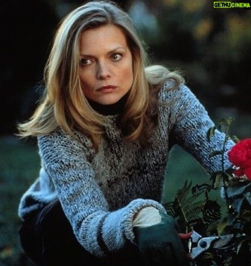 Michelle Pfeiffer Instagram - What Lies Beneath came out 22 years ago today. I think I’ll celebrate with some gardening. Definitely not with a bath. #IYKYK #tbt