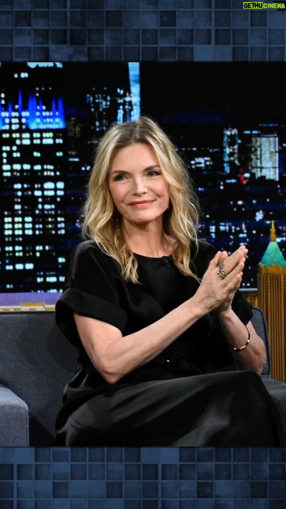 Michelle Pfeiffer Instagram - Did @michellepfeifferofficial steal her #Catwoman whip? 👀 #FallonTonight The Tonight Show Starring Jimmy Fallon