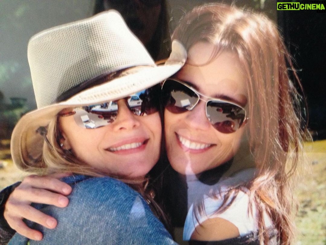 Michelle Pfeiffer Instagram - Me and my sister Sal. In the wilds of British Columbia. So lucky to have her in my life. Nothing like sister love. ❤️❤️❤️ #fbf