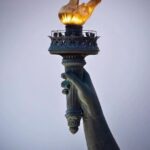 Michelle Pfeiffer Instagram – Lady Liberty, our Beacon of Freedom and Justice. 🙏🏼
“Her crown represents light with its spikes evoking sun rays extending out to the world; the tablet, inscribed with July 4, 1776 in Roman numerals, noting American independence; to symbolize the end of slavery, Bartholdi placed a broken shackle and chains at the Statue’s foot.”
Words: StatueofLiberty.org
Photos: Paul Seibert @beholdingeye