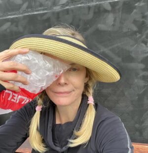 Michelle Pfeiffer Instagram - WARNING ⚠️ Pickleball-Stay out of the Kitchen!! 😫 Thank you, Less! 🤣