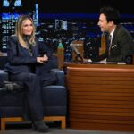 Michelle Pfeiffer Instagram - Thank you for having @henryrose and I tonight, @jimmyfallon @fallontonight ! 🌟 Glam & Styled by: Myself! Photos: @toddowyoung New York, New York