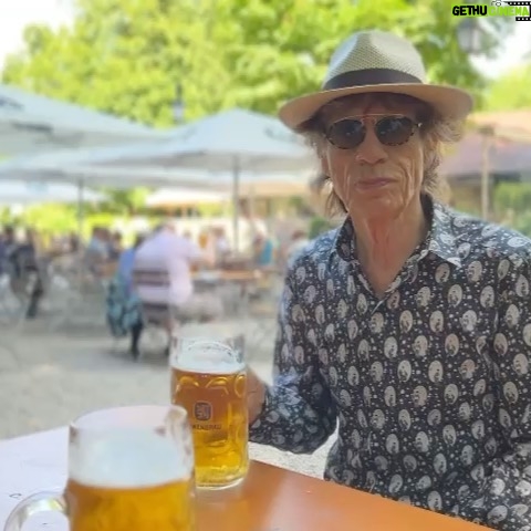 Mick Jagger Instagram - Prost München 🍻 See you tomorrow! Munich, Germany