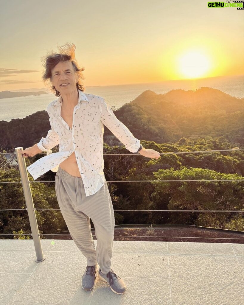 Mick Jagger Instagram - Welcome to the jungle!
