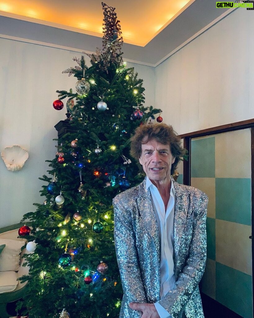 Mick Jagger Instagram - Merry Christmas, Happy Holidays and a Happy New Year to you all!