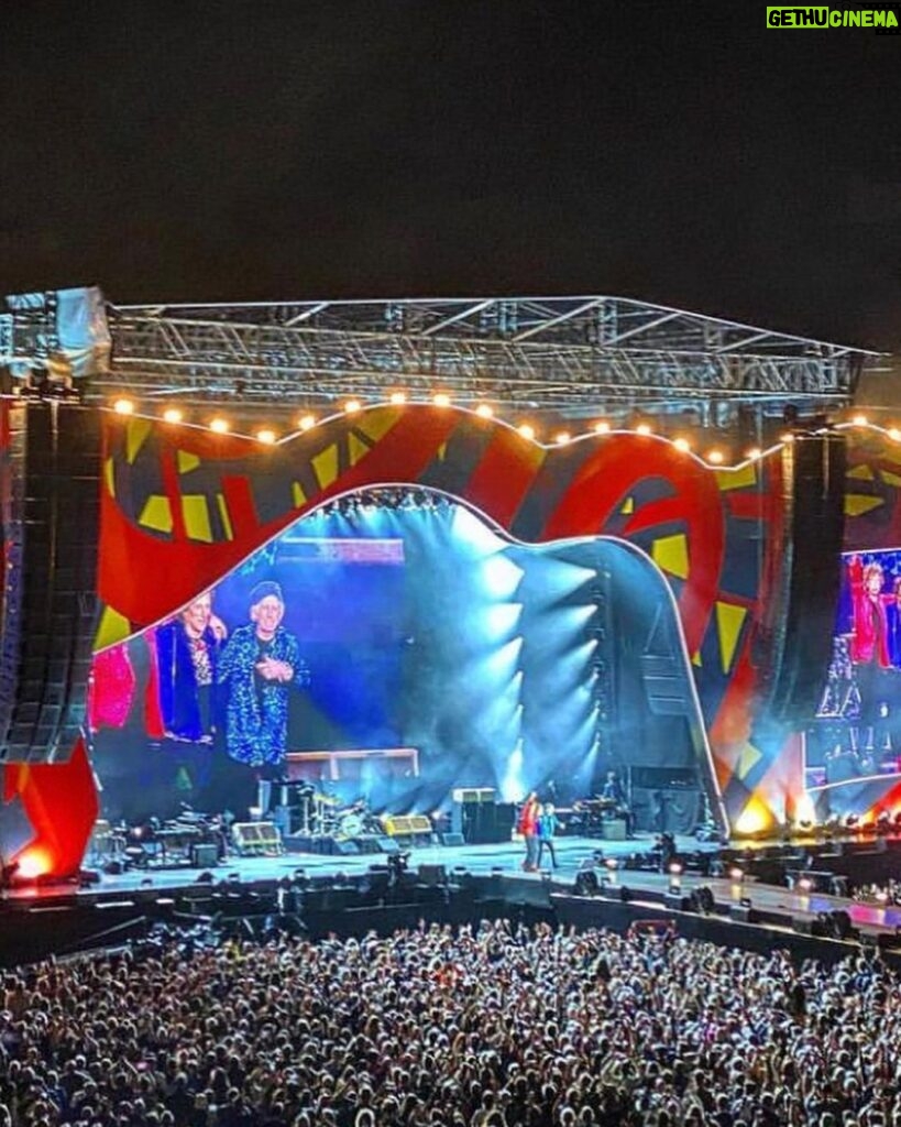 Mick Jagger Instagram - Amazing show in Liverpool last night and great to meet @yungblud too! Anfield Stadium, Merseyside, Liverpool, England