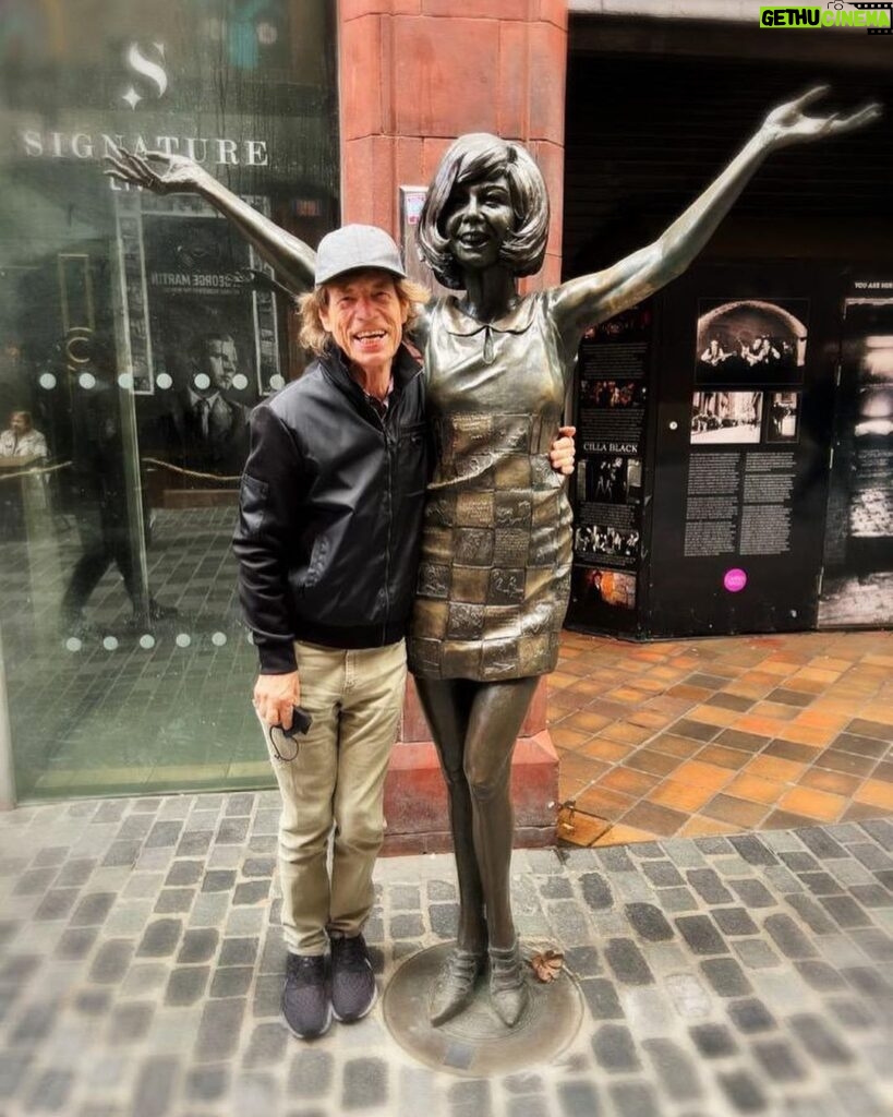 Mick Jagger Instagram - So long since I’ve been in Liverpool - looking forward to Anfield tomorrow night! Liverpool, England ,UK