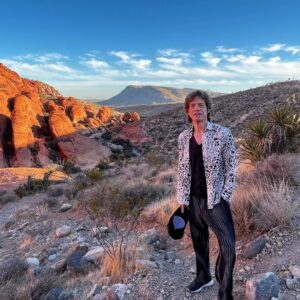 Mick Jagger Instagram - Seeing the sights of Las Vegas….see you at the show tomorrow!
#nofiltertour #rollingstones #allegiantstadium