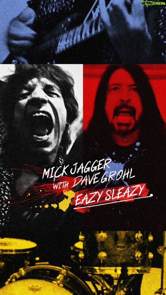 Mick Jagger Instagram - I wanted to share this song that I wrote about eventually coming out of lockdown, with some much needed optimism - thank you to Dave Grohl @foofighters for jumping on drums, bass and guitar, it was a lot of fun working with you on this - hope you all enjoy Eazy Sleazy !