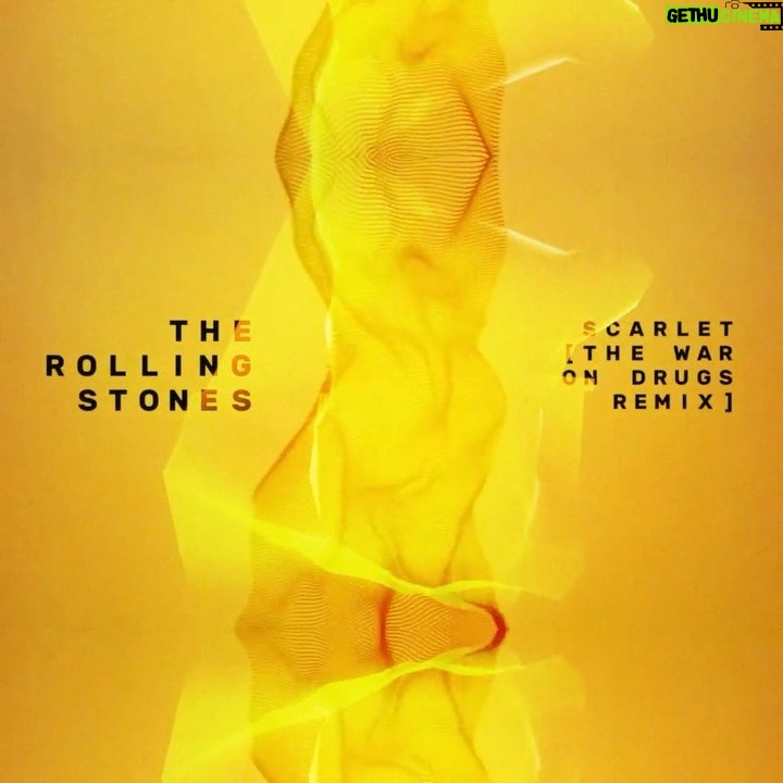 Mick Jagger Instagram - Thanks to @thewarondrugs for their remix of Scarlet!