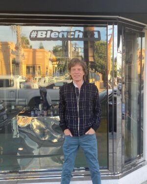 Mick Jagger Instagram - Mattresses, murals and more around LA. @georgiamayjagger I spotted your salon!
