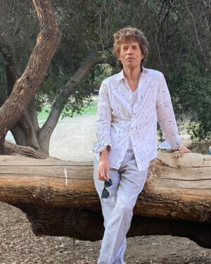 Mick Jagger Instagram - Mattresses, murals and more around LA. @georgiamayjagger I spotted your salon!