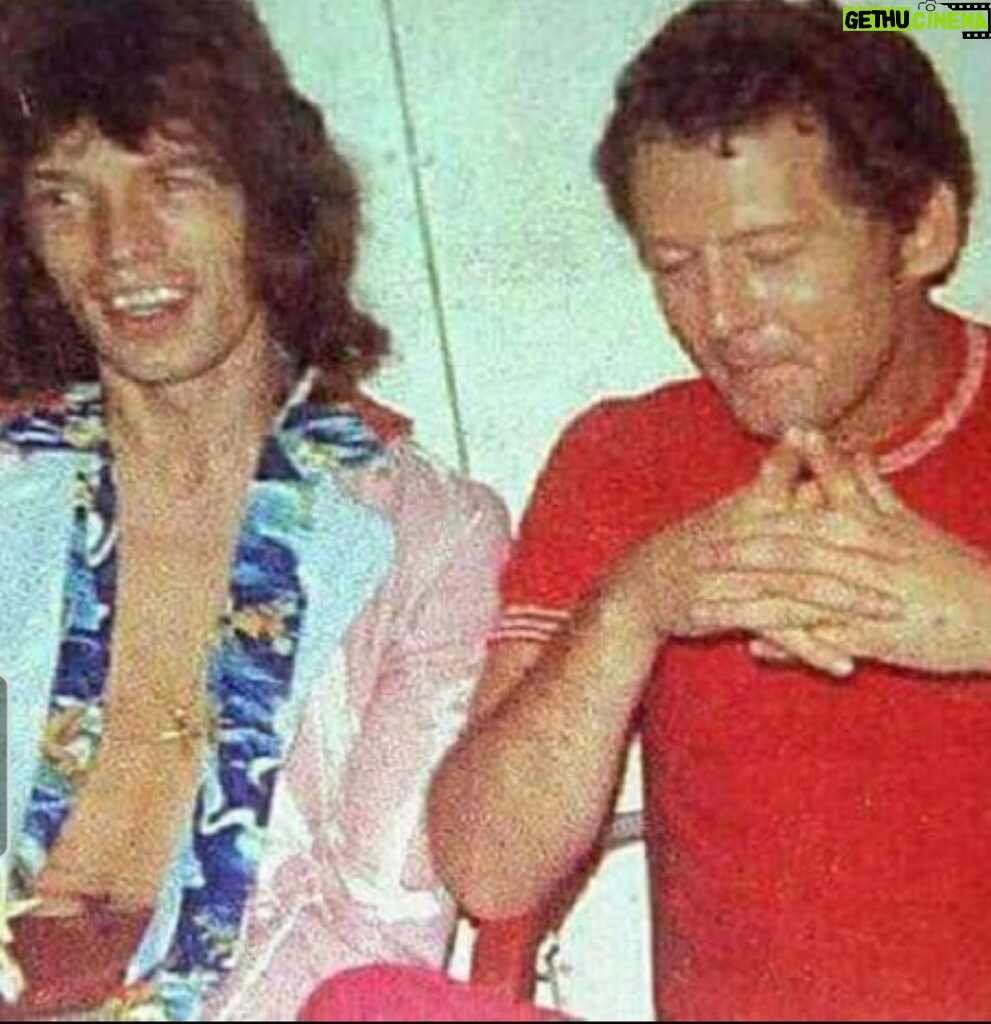 Mick Jagger Instagram - God bless you Jerry Lee Your songs lit up my life !