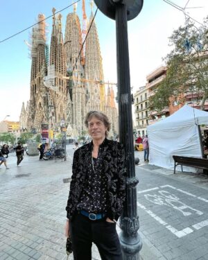 Mick Jagger Instagram - El Clasico day in Barcelona yesterday, with a quick trip round the town.