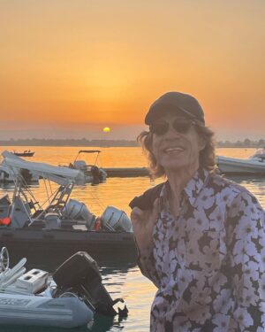 Mick Jagger Instagram - Relaxing in Italy, after some songwriting time!