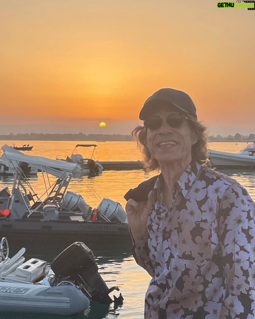 Mick Jagger Instagram - Relaxing in Italy, after some songwriting time!