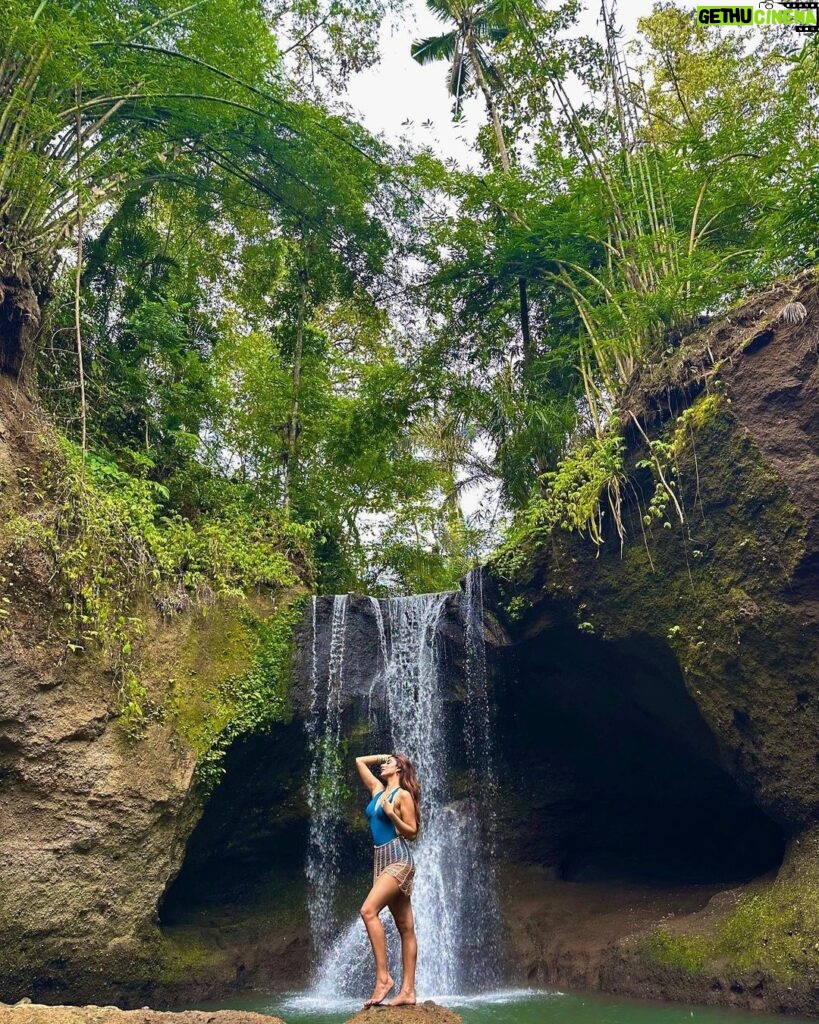 Miesha Saakshi Iyer Instagram - Will you come find me? 🦋 @goldcoastfilmsofficial #bali #2k24 #suwatwaterfall Bali, Indonesia