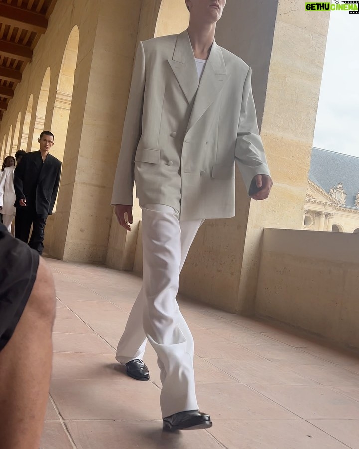 Miguel Instagram - GIVENCHY . Sharp and purposeful . Like a knife . Thank you brother @matthewmwilliams @givenchy
