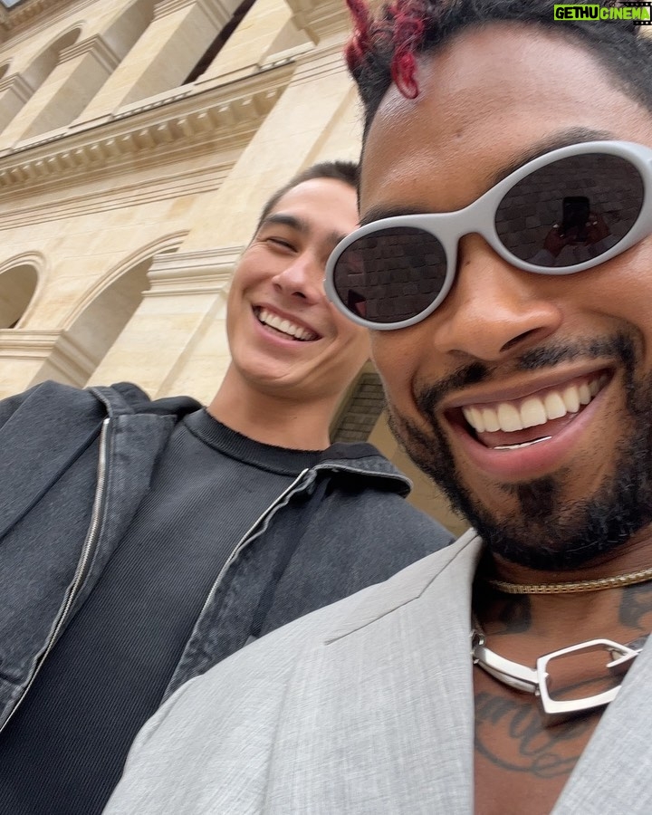 Miguel Instagram - GIVENCHY . Sharp and purposeful . Like a knife . Thank you brother @matthewmwilliams @givenchy