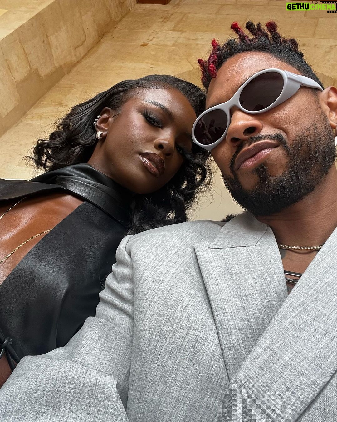 Miguel Instagram - GIVENCHY . Sharp and purposeful . Like a knife . Thank you brother @matthewmwilliams @givenchy