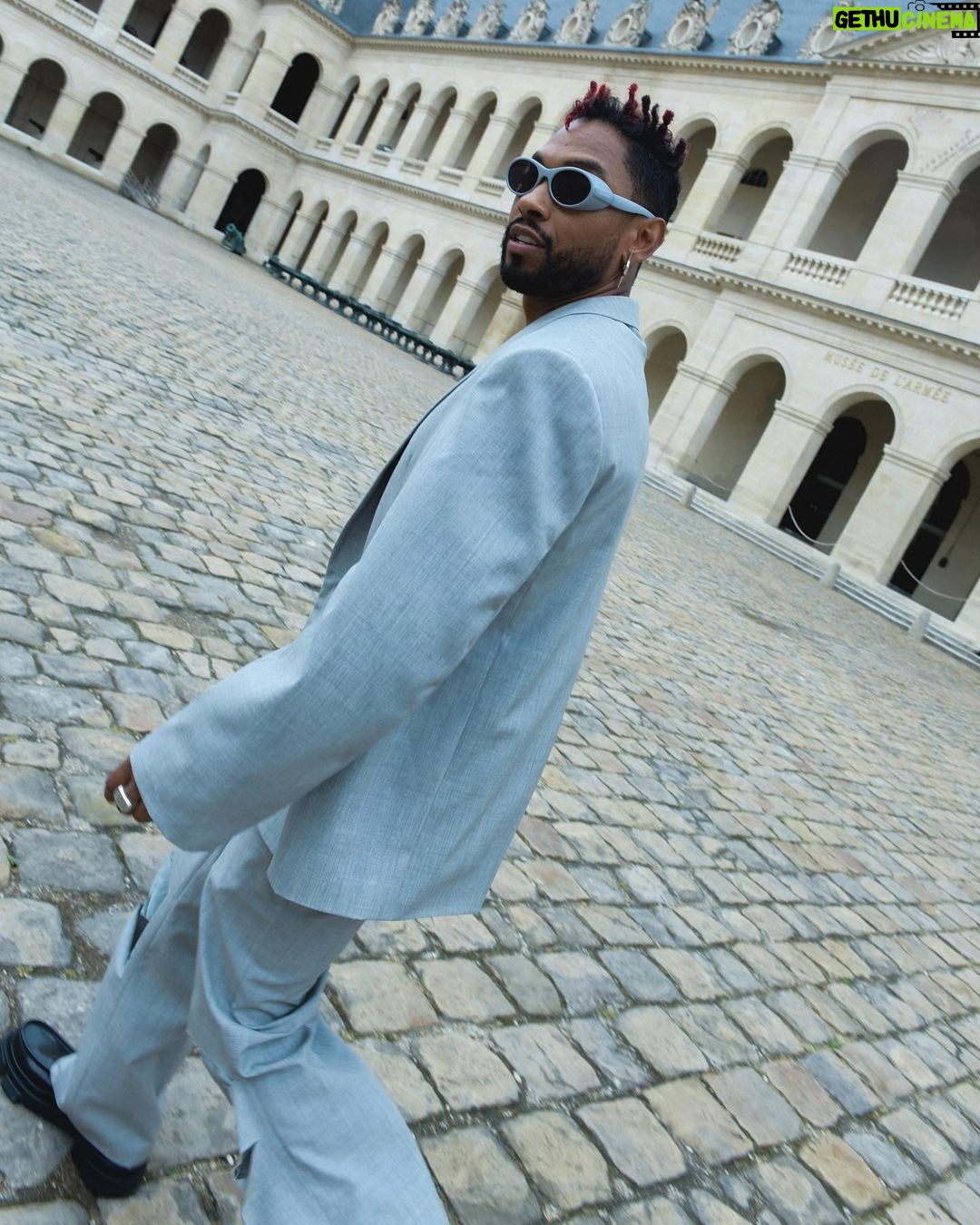 Miguel Instagram - GIVENCHY . Sharp and purposeful . Like a knife . Thank you brother @matthewmwilliams @givenchy