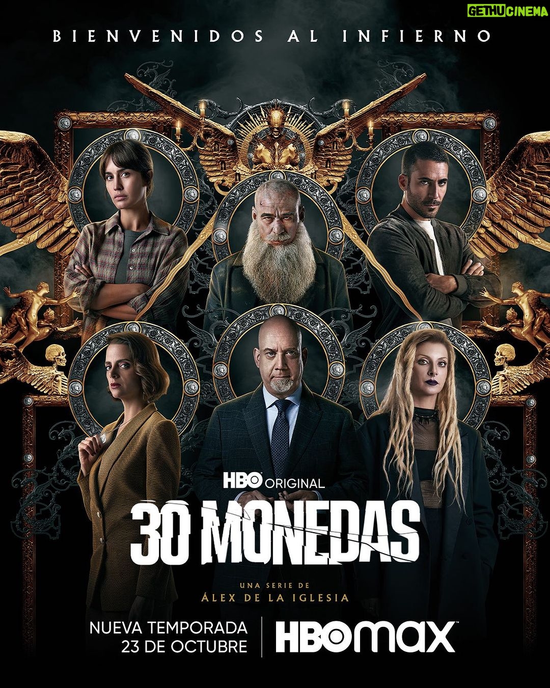 Miguel Ángel Silvestre Instagram - Bienvenidos al infierno. La temporada 2 de #30Monedas se estrena el 23 de octubre!!!