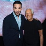 Miguel Ángel Silvestre Instagram - Con “IL MAESTRO” @giorgioarmani And with an angel on earth @roberta