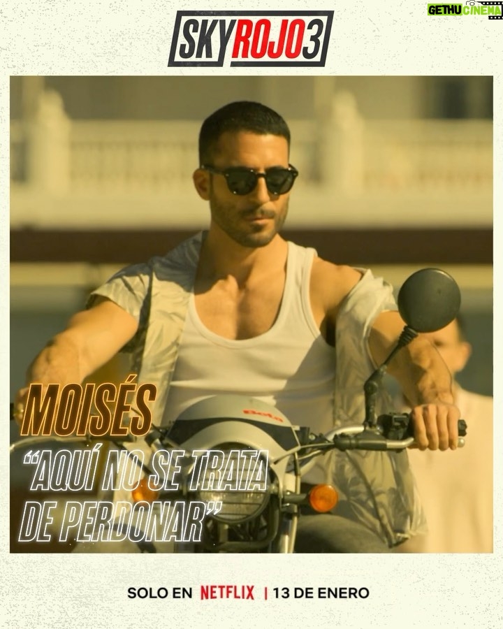 Miguel Ángel Silvestre Instagram - 13 de enero @netflix @skyrojo @vancouvermediaproducciones @alexpinaoficial