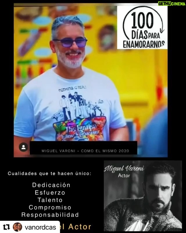 Miguel Varoni Instagram - @vanordcas como siempre haciendo ediciones magistrales … gracias a ella y a todos los que nos siguen que con su dedicación nos hacen grandes ante el público.