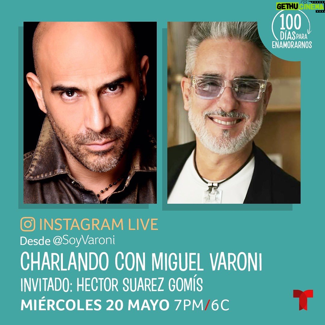 Miguel Varoni Instagram - Hoy con mi Broooooo @pelongomis para hablar ahora si ... con todos los juguetes de nuestro único y hermoso “Luis Casas” de @100dias