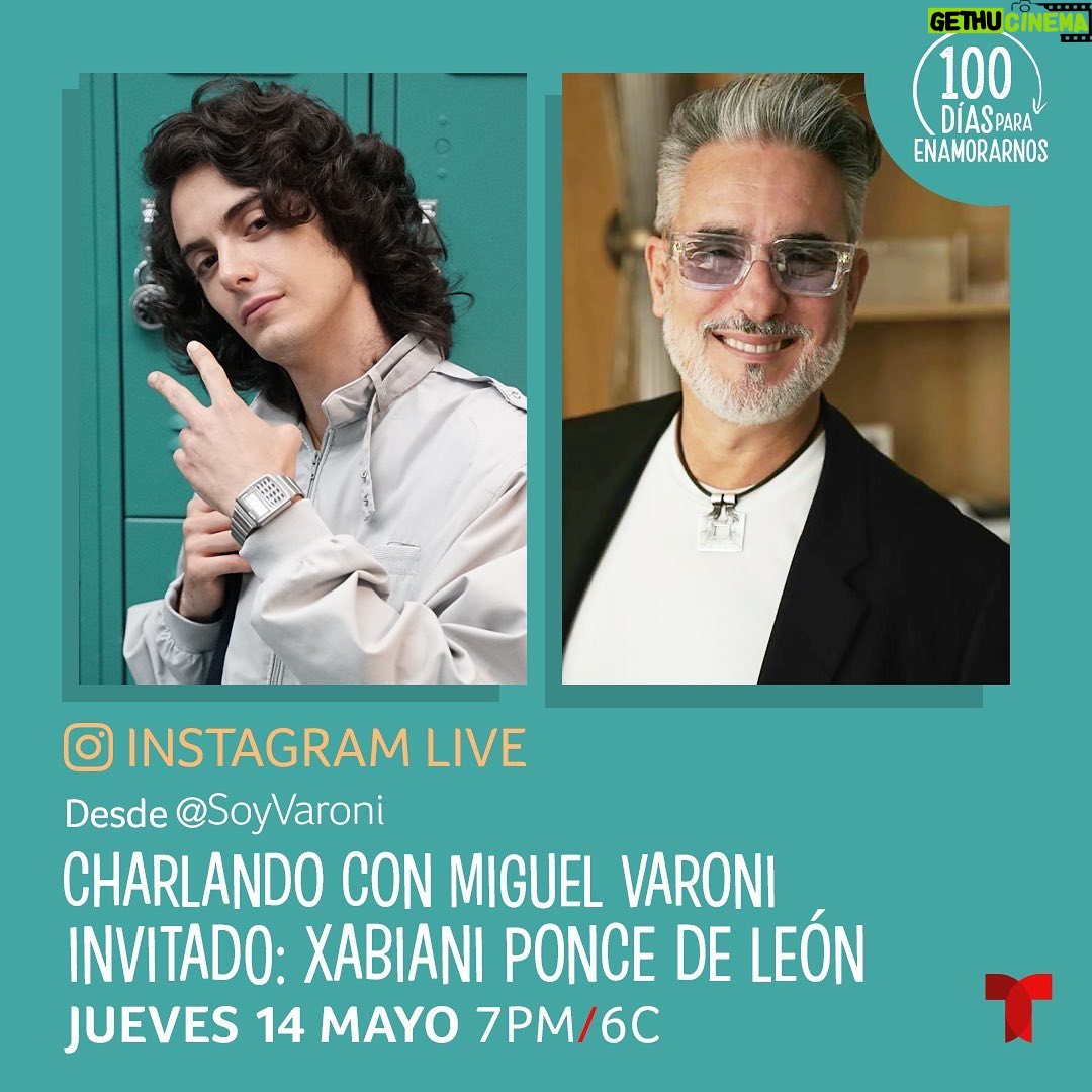 Miguel Varoni Instagram - Hoy a las 7 PM con este MAN vamos a hablar de música de actuación y de @100dias ... nooooo se lo pierdan hoy es jueves de POP