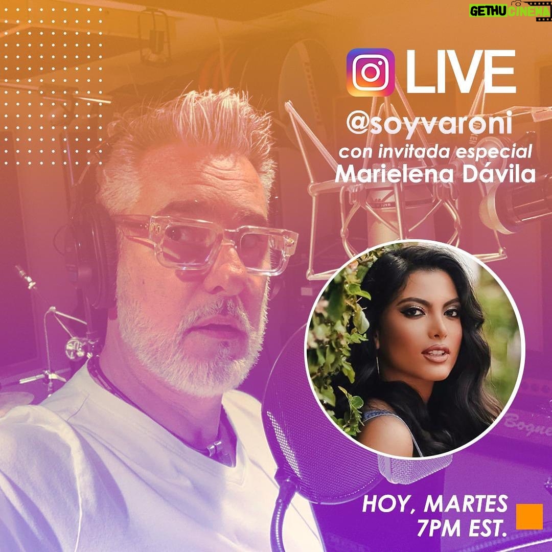 Miguel Varoni Instagram - Hoy a las 7 PM hora Miami tengo una charla refrescante con una niña preciosa, talentosisima y muy estudiosa ... los espero ... en @telemundo NOOO PARAMOS !!!