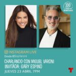 Miguel Varoni Instagram - Ayyyyy papá !!! Ay mamá !!! ... llego el momento (mañana) ... la hora (7 PM) ... lugar (instagram live) donde ella ... si ... ella ... @gabyespino me lo va a contar TODOOO ... si ...