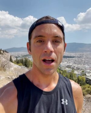 Mika Instagram - I love this city. I love this run. 

Running in the footsteps of the Ancient Greeks and Socrates whilst looking over the whole city of modern day Athens…. And just to add to it, pull ups staring at the Temple of Athina. 

Sending love to all of you this Friday afternoon x 

🤯❤️❤️🙌🏽 🇬🇷🏛️ #athens #greece