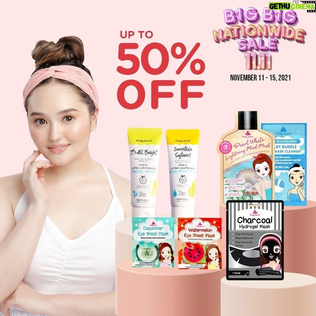 Mika Dela Cruz Instagram - Spoil yourself this coming Holiday with Pretty Secret. Items are up to 50% off so go pamper yourself from head to toe! 😉 Shop comfortably at your home by clicking these links: 🛒 https://bit.ly/PrettySecretAtWatsonsLazada 🛒 https://bit.ly/PrettySecretAtWatsonsShopee 🛒 https://bit.ly/PrettySecretWatsons 🛒 http://bit.ly/PrettySecretAtShopSM